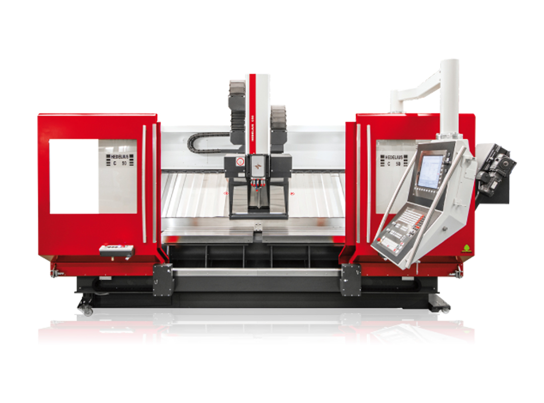 Vertikales 3-Achs-CNC-Bearbeitungszentrum | Hedelius C 50-1800 | CNC-Eisemann
