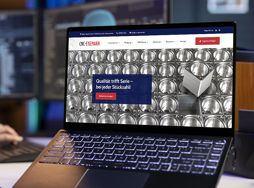 Homepage, Social Media und Google | CNC-Eisemann